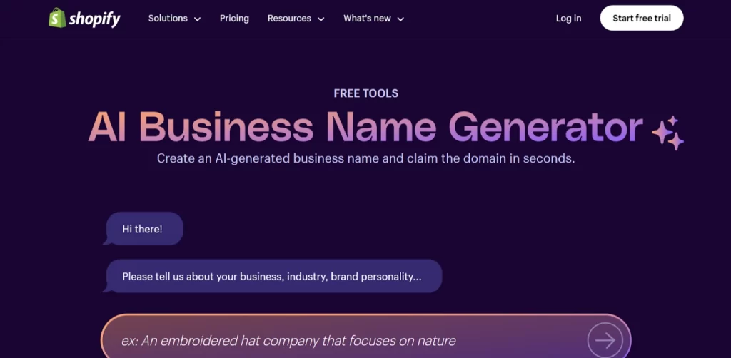 Shopify Business Name Generator 